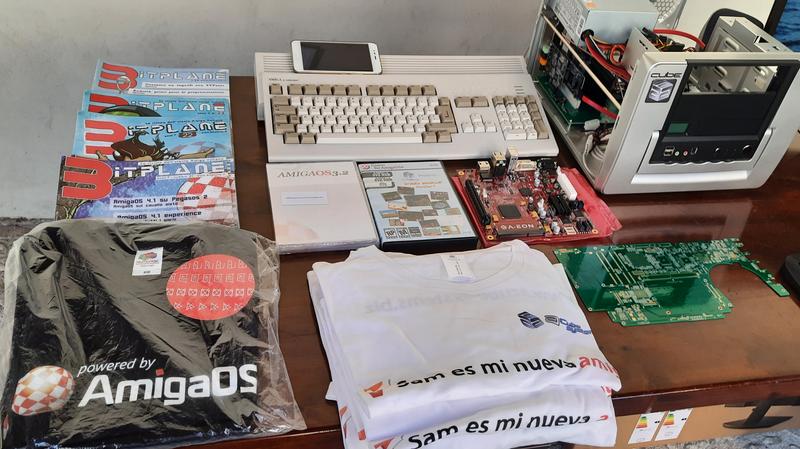 Amiga T-shirts, games and accessories