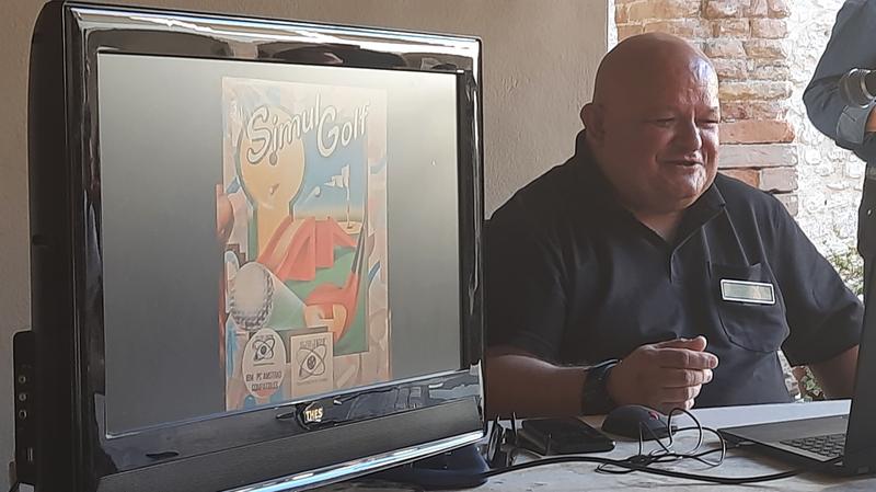 A guest during his talk