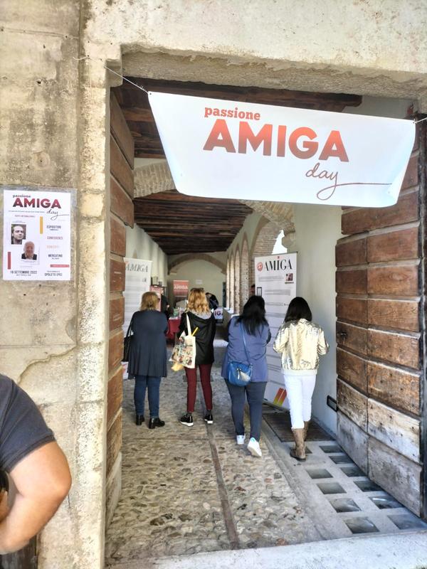 The banner at the entrance