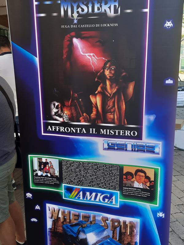 An arcade cabinet in action