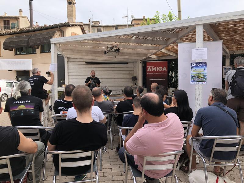 The audience at the talks